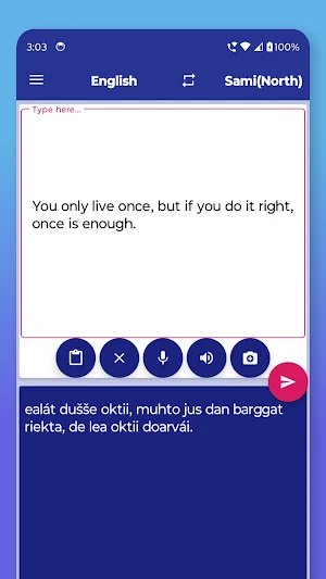 Sami (North) English Trans Screenshot 2