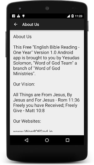 English Bible Reading One Year Screenshot 1