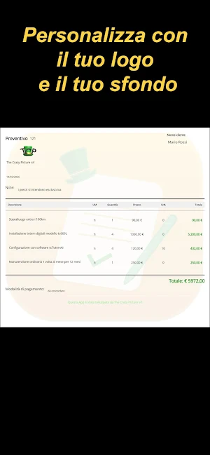 TCBiz: Preventivi Veloci Screenshot 3