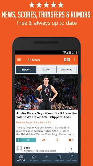 NBA and NCAA Basketball News Screenshot 0