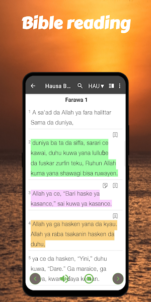 Hausa Bible - Hausa+KJV+NIV Screenshot 1