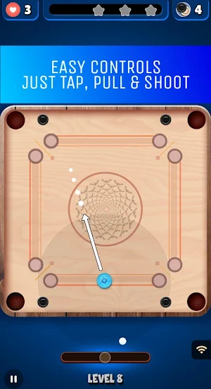 Carrom Royal - Multiplayer Carrom Board Pool Game Screenshot 0