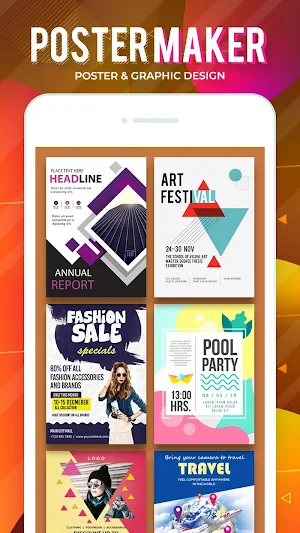 Flyers, Posters, Banner, Graphic Maker, Designs Screenshot 1