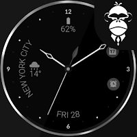 Minimal black v22 watch face