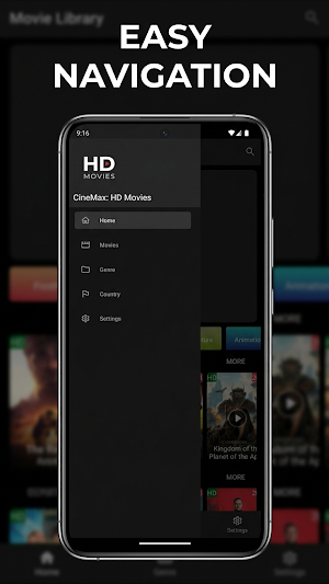 CineMax: HD Movies & Stream Screenshot 0