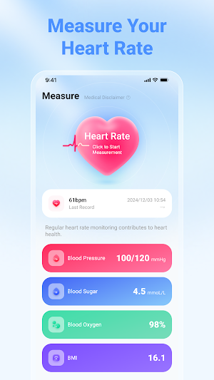 HeartSense Pulse HealthMonitor Screenshot 0