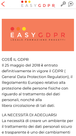 EasyGDPR Screenshot 2