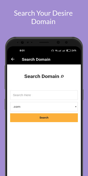 Search Domain & Find Hosting Screenshot 2
