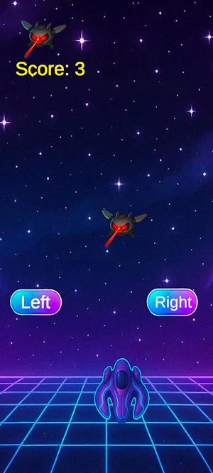 Neon Astro Drift. Screenshot 2