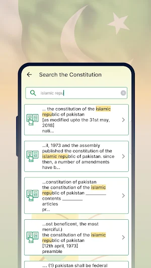 Constitution of Pakistan Screenshot 2