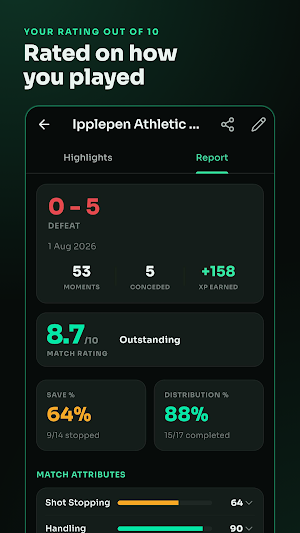 GKPT: Soccer Goalie Tracker Screenshot 2