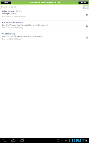 PPro Sales App Screenshot 2