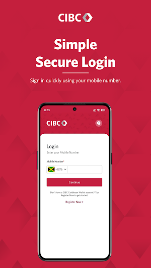 CIBC Caribbean JAM-DEX Wallet Screenshot 1