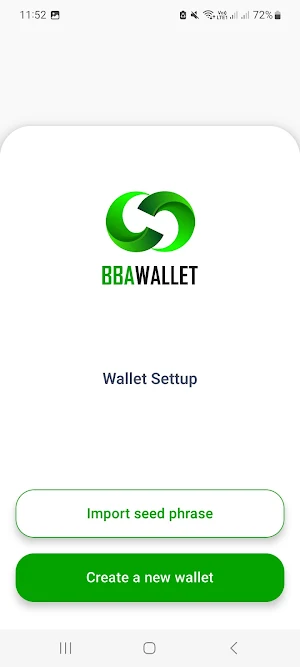 BBA Wallet Screenshot 1