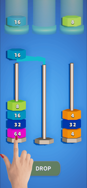 2048 Stack Sort Screenshot 1