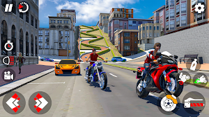 Ultimate Moto Racing City 3D Screenshot 1