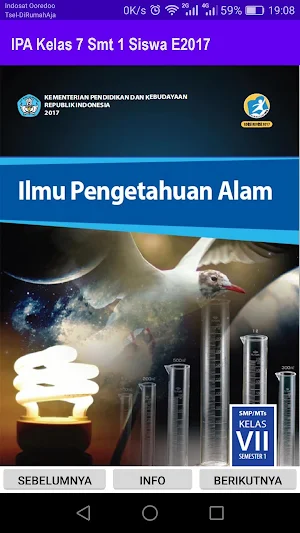 IPA Kelas 7 Smt 1 Siswa E2017 Screenshot 0