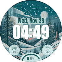 EXD020: Winter Watch Face