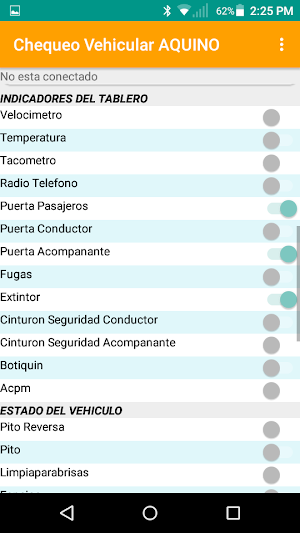 Chequeo Vehiculo Aquino Screenshot 1