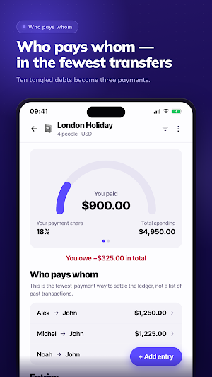 Cosum: Split Expenses Screenshot 1
