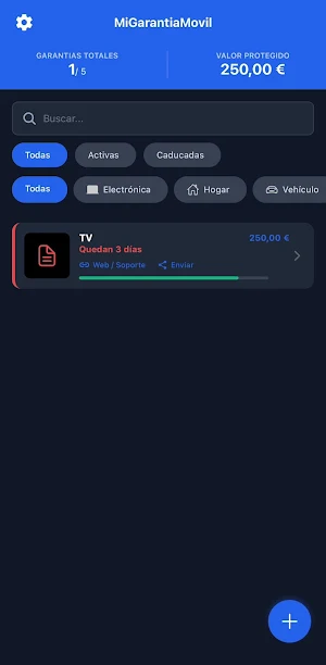MiGarantia - Warranty Tracker Screenshot 1