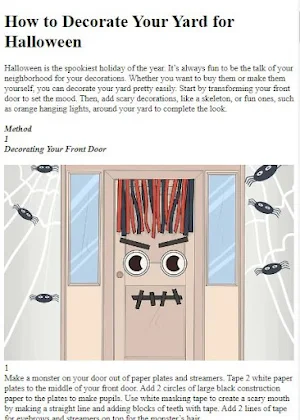 How Make Halloween Decorations Screenshot 1