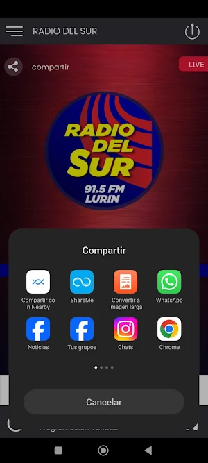 Radio Del Sur 91.5 FM Screenshot 2