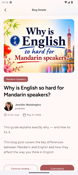 Learn English with Jennifer Screenshot 1