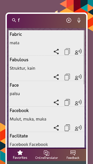 English To Malay Dictionary & Translator Screenshot 1