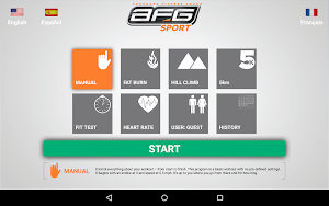 AFG Connected Fitness Screenshot 0