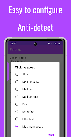 Fast Auto Clicker - Max Speed Screenshot 2