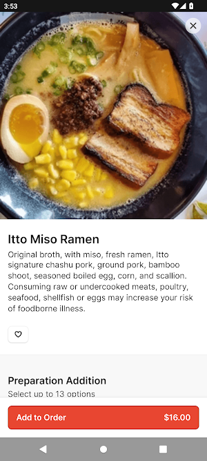 Itto Ramen Bar Tapas Screenshot 2