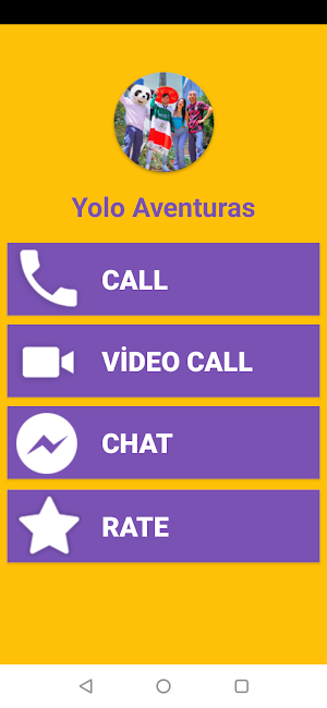 Yolo Aventuras Fake Call Chat Screenshot 0