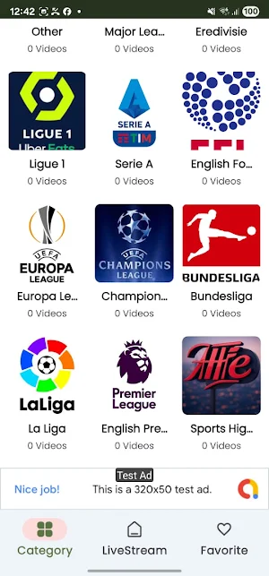 Cricfy Football Live TV Screenshot 2
