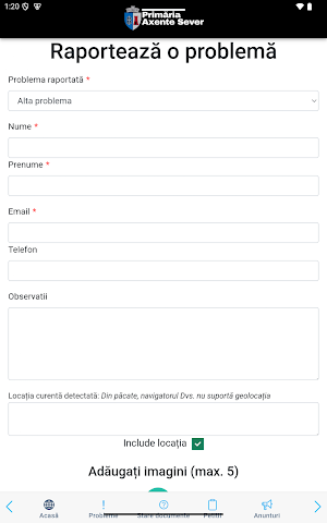 Axente Sever App Screenshot 1