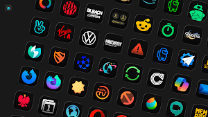 iFruity Dark - Icon Pack Screenshot 1
