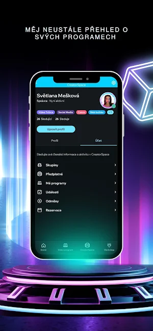 CreatorSpace Screenshot 1