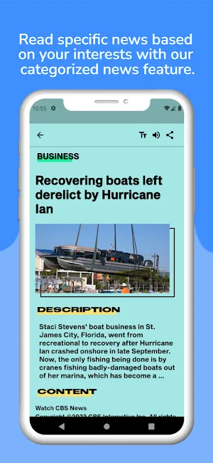 Newscaster Screenshot 3