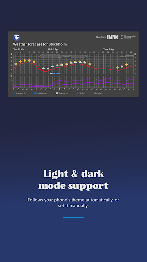 NT Weather Widget - Meteogram Screenshot 1