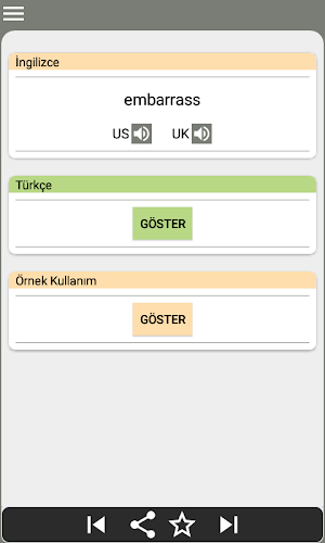 İngilizce Ezber Kartları Çok Kullanıla 3000 Kelime Screenshot 3