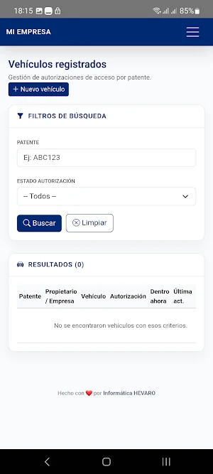 Hevaro Portería Screenshot 0