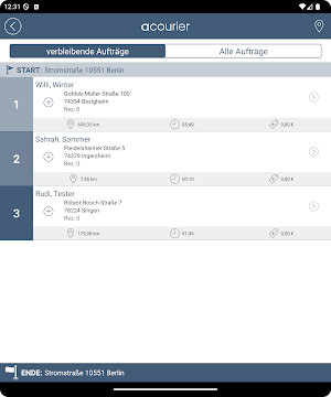 aCourier Screenshot 1