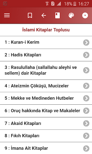 Islami Kitaplar Toplusu. Kuran, Hadisler, Fıkıh... Screenshot 0