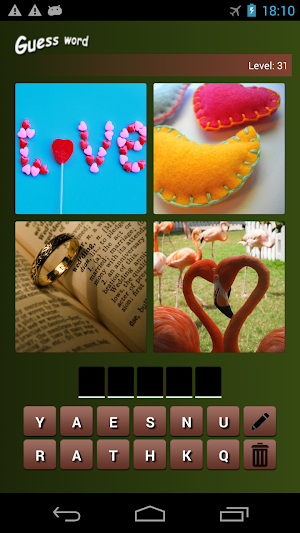 GuessWord (4 pics 1 word) Screenshot 1