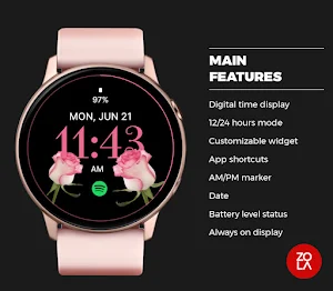 Rose Watch Face screenshot 2