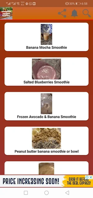 Smoothie Recipes Healthy Screenshot 2