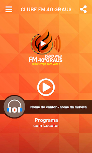 Clube FM 40 Graus Screenshot 1