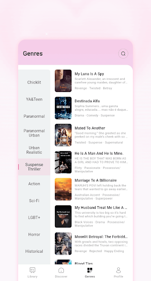 PinkStory-Sweet Reads Screenshot 2