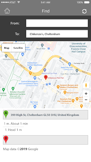 Chikenzo's, Cheltenham Screenshot 1