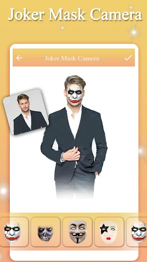 Mask Camera & Clown & Wallpaper Screenshot 1